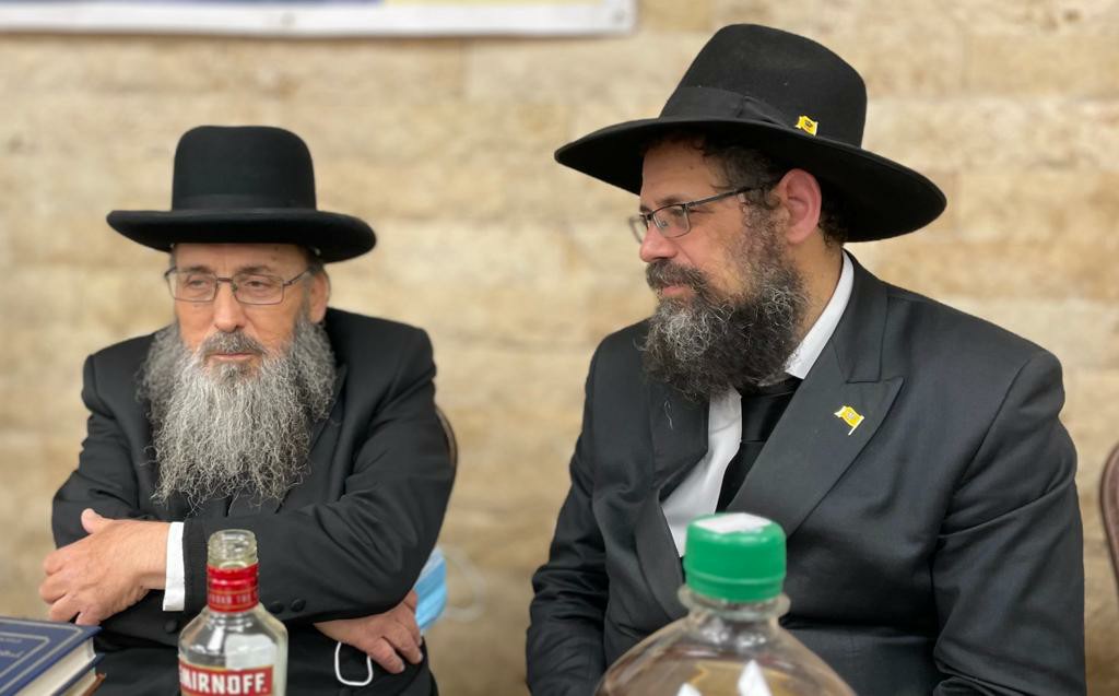 הרב חיים ציק והרב ישראל מלכה